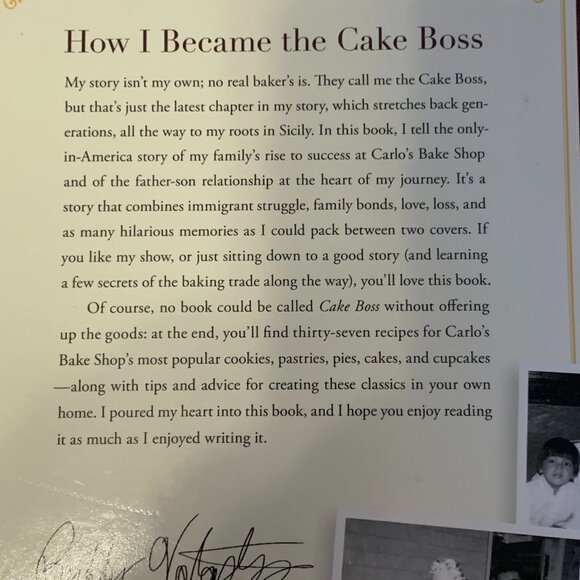 Stories and Recipes Cake Boss Hardback Buddy Valastro - Picture 2 of 4